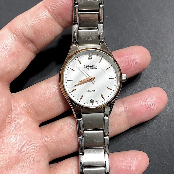 ?BULOVA DIAMOND?steel watch main image 7